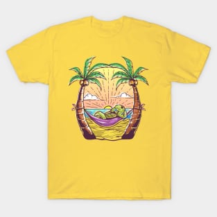 Turtle Enjoy Sunset T-Shirt